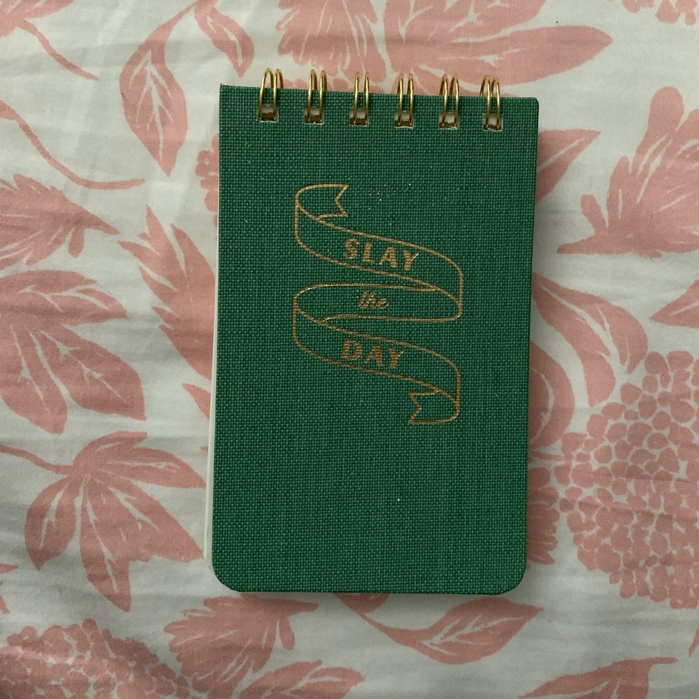 FREE W/PURCHASE Slay the Day small notebook lined notepad NEW journal spiral